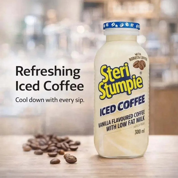 Steri Stumpie - Vanilla Flavoured Coffee with Low Fat Milk (350ml) Facebook Ad