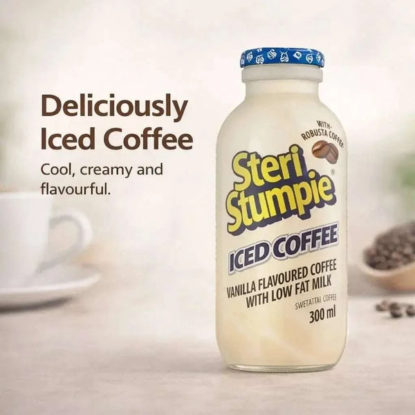 Steri Stumpie - Vanilla Flavoured Coffee with Low Fat Milk (350ml) Facebook Ad