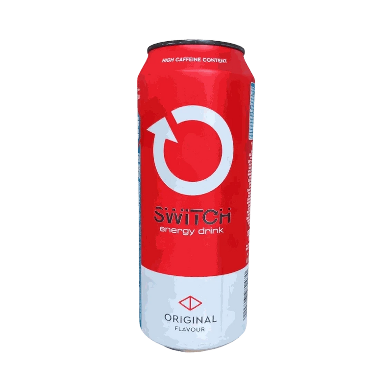 Switch Energy Drink Original Red 500ml can with bold red design