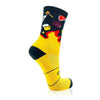 Versus Limited Braai 3.0 Active Socks with moisture wicking, seamless toe, cushioned heel and arch support for sports and training