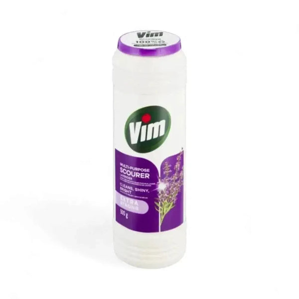 Vim Multi-Purpose Scourer Lavender 500g Cleaning Powder Bottle
