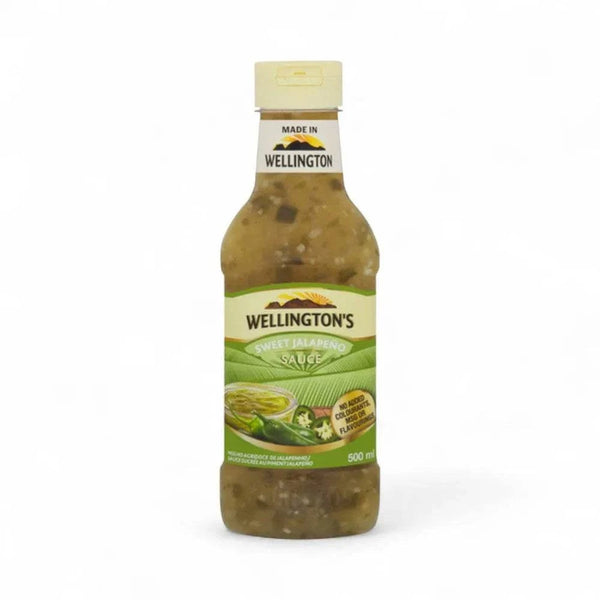 Wellington Sauce Jalapeno 500ml bottle sweet and spicy jalapeno flavor no artificial additives