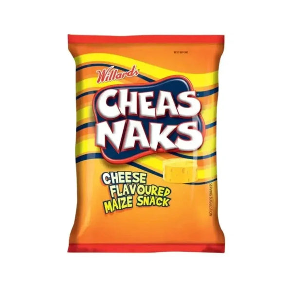 Willards Cheesenaks 135g savory South African snack pack