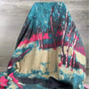 Soft pink and green winter scarf from Cotton Road, 80x175cm