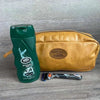Woesmooi Genuine leather Shaving bag - Mustard Colour from South African Shop in New Zealand – Something From Home.