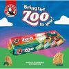 Bakers Iced Zoo Biscuits 150g with colorful iced animal shapes on vibrant backgrounds