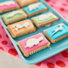Bakers Zoo Biscuits 150g colorful iced animal-shaped party biscuits