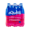 aQuellé Flavoured Sparkling Water - Strawberry (Pack of 6 x 500ml)