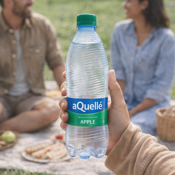 aQuellé Flavoured Sparkling Water - Apple 500ml Facebook Ad