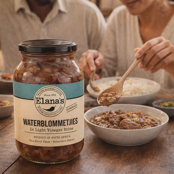 Elana's Waterblommetjies in light vinegar brine - 1kg Facebook Ad