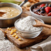 Corn starch molecular structure illustrating thickening mechanism in cooking applications