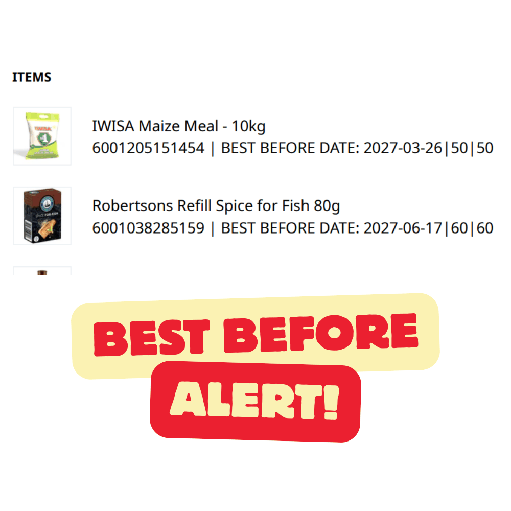 Customer examining food packaging with visible Best Before date label