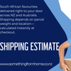 Shipping cost guide for New Zealand and Australia with parcel size and region pricing details