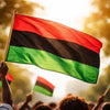 Pan-African flag colors symbolizing cultural heritage and unity