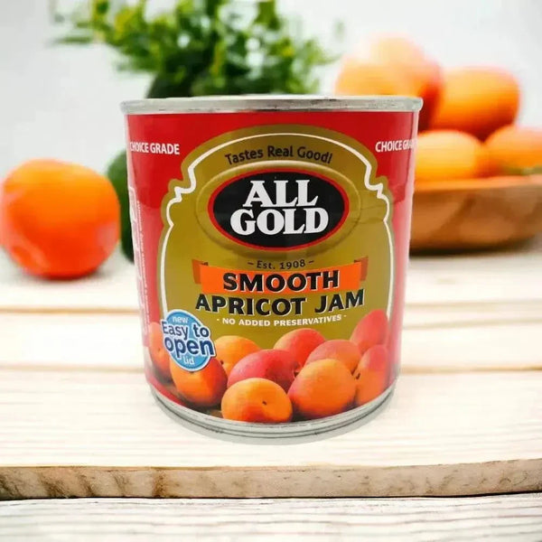 All Gold Apricot Jam 900g jar smooth fruity spread made from finest local apricots
