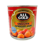 All Gold Apricot Jam 900g jar with smooth apricot spread from South Africa