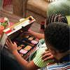 Bakers Choice Assorted - 200g box with a variety of cream-filled cookies.