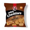 Bakers Mini Cheddars BBQ multipack, baked cheese biscuits, 33g pack of 6.