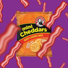 Bakers Mini Cheddars Bacon Multipack 33g Pack of 6 - Cheesy, Smoky Snack