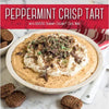 Bakers Romany Creams - Mint 200g with Peppermint Crisp Tart on marble surface.