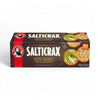 Bakers Salticrax Black Pepper Crackers 200g pack with slow-baked crispy texture and black pepper flavor