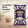 Bakers Street Jumpin Jack white cheddar popcorn 100g pack with cheesy crunchy snack