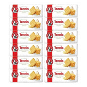 Pack of 12 Bakers Tennis Biscuits with classic coconut flavor and crispy texture