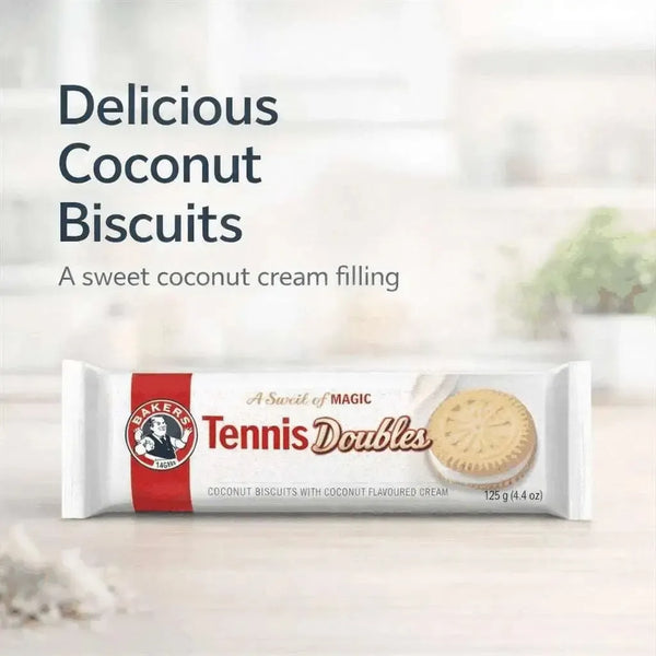Bakers Tennis Doubles Coconut Biscuits 125g Facebook Ad