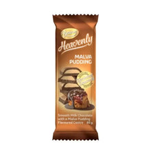 Beacon Heavenly Malva Pudding 90g bar featuring rich blend of malva and chocolate pudding mixes, traditional South African dessert