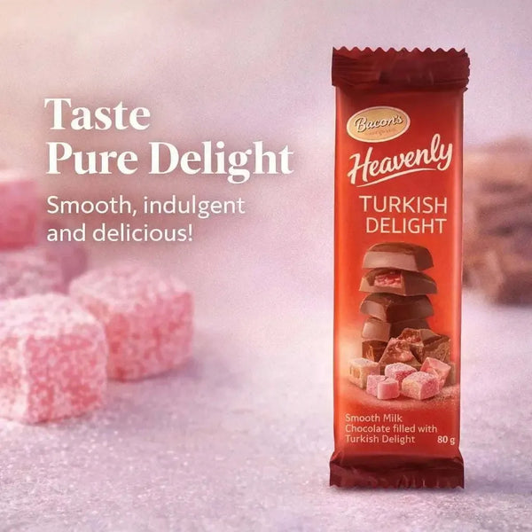 Beacon Heavenly Turkish Delight Chocolate Slab 80g Facebook Ad