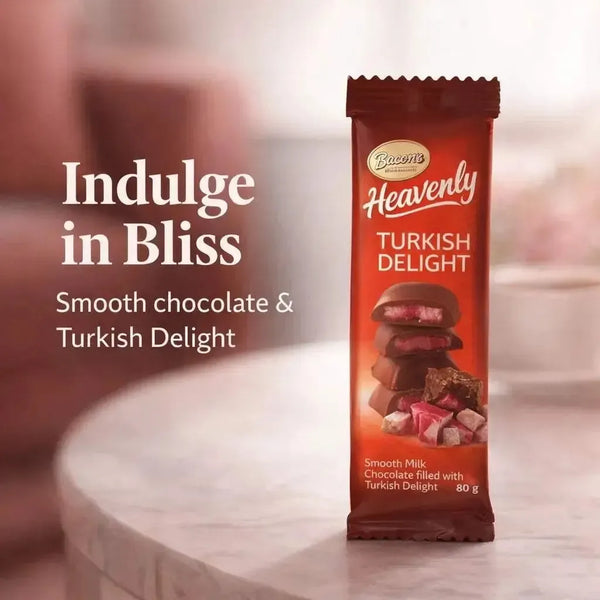 Beacon Heavenly Turkish Delight Chocolate Slab 80g Facebook Ad