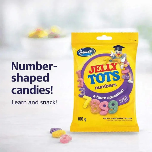 Beacon Jelly Tots - Lick & Learn Numbers 100g Facebook Ad