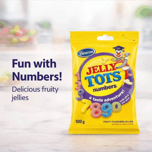 Beacon Jelly Tots - Lick & Learn Numbers 100g Facebook Ad