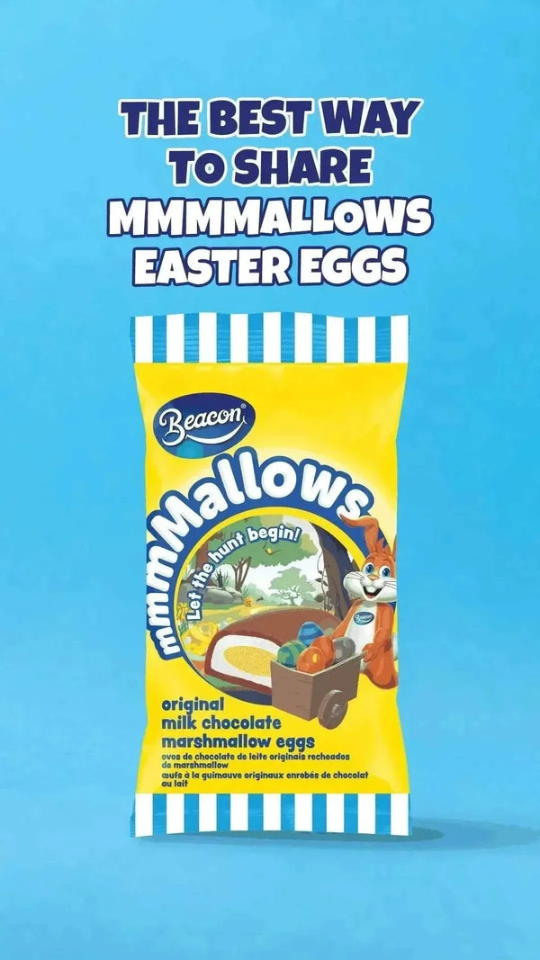 Beacon Marshmallow Easter Eggs chocolate-coated marshmallow treats for Easter celebrations