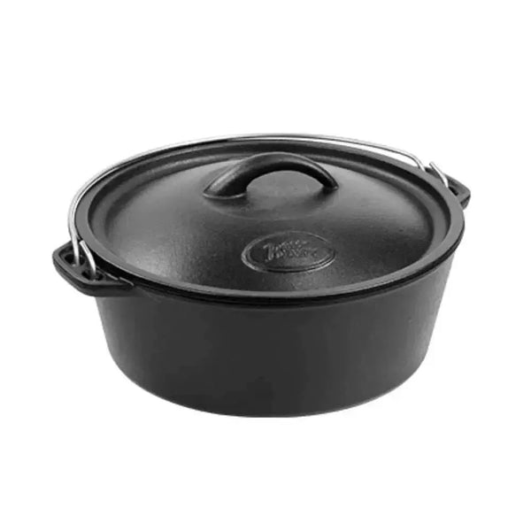 Best Duty #12 cast-iron bake pot 5.0L durable versatile cooking cookware