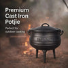 Best Duty #1 3L three-leg cast iron potjie pot promotional image