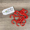 Biltong Hooks Plastic - Pack of 10 - Red from South African Shop in New Zealand – Something From Home.
