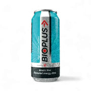 Bioplus Kinetic Kiwi Energy Drink 440ml can, refreshing kiwi flavor, high caffeine content, 6-pack.