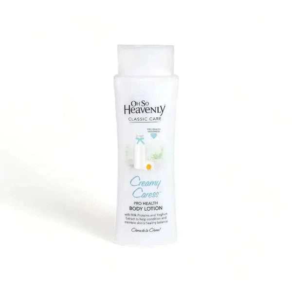 Oh So Heavenly Classic Care Creamy Caress body lotion 375ml with milk proteins and yoghurt extract for hydration and softness
