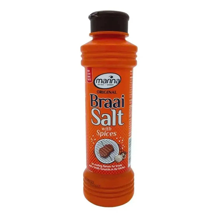 Marina Braai Salt Original 400G coarse sea salt and spices for South African braai