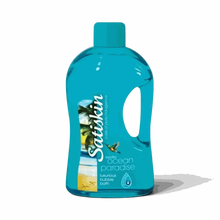 Satinskin luxury bubble bath Ocean Paradise 2L bottle with tropical fragrance and rich bubbles