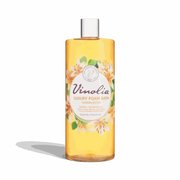 Vinolia Foam Bath 1L bottle with sandalwood fragrance for luxurious bubble bath