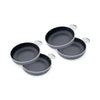 CADAC Tapas Set of 4 green 12cm non-stick aluminum pans for outdoor cooking