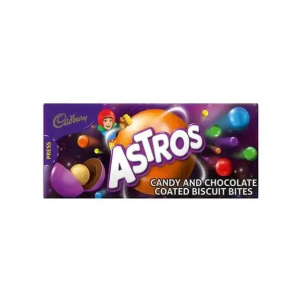 Cadbury Astros 40g chocolate-coated biscuit bites snack pack