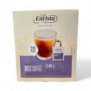 Café Enrista Coffee 3-in-1 Mild Smooth Creamy, Pack of 20, 500g Box.