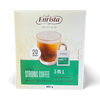 Cafe Enrista Coffee 3-in-1 Strong instant coffee sachets 400g box with coffee, sugar, and creamer.