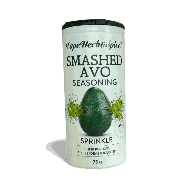 Cape Herb & Spice Smash Avo Seasoning 75g sprinkle for avocado and salads with garlic, herbs, and pink salt