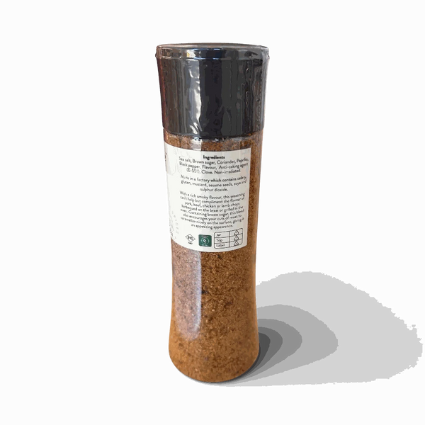 Cape Herb & Spice Smokey BBQ Braai Shaker 265g seasoning bottle with smoky, rich flavor blend for braai and roasting