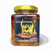 Chilli Kingdom Jou Ma se Chilli Pickle Medium 225g glass jar with mild heat and authentic South African spices