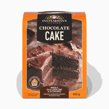 Ina Paarman's 650g Chocolate Cake Mix packet with rich chocolate flavor and moist texture for cakes or cupcakes
